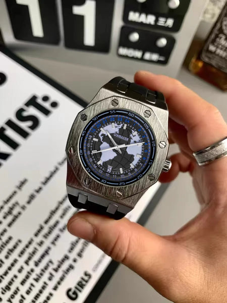 Executive Men's watch ( Glowing ) + free bracelet