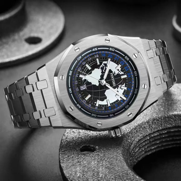 Executive Men's watch ( Glowing ) + free bracelet