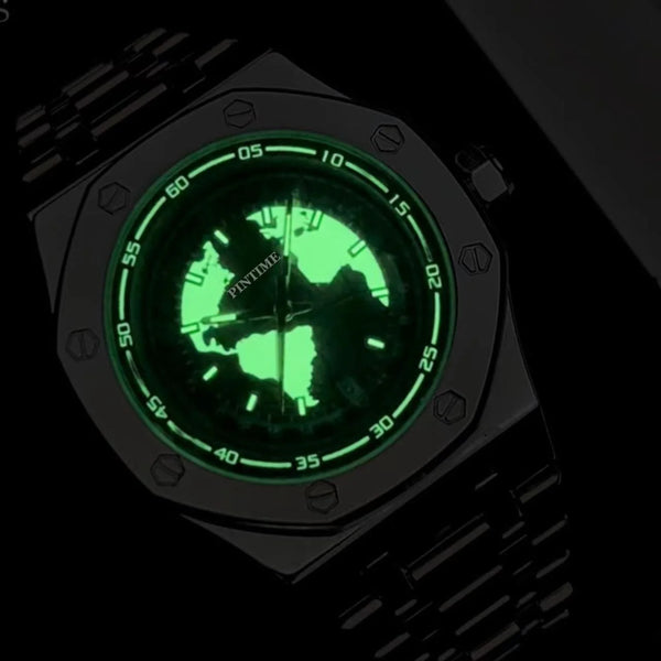 Executive Men's watch ( Glowing ) + free bracelet